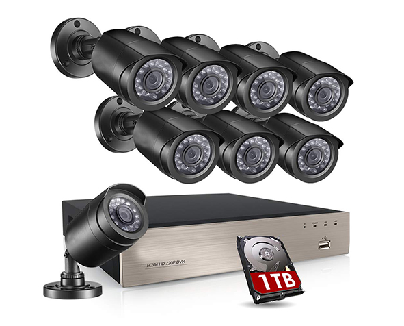 8 Channel 720P Security Camera System