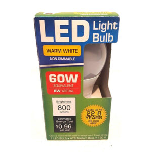 LED Light Bulb Diversion Safe